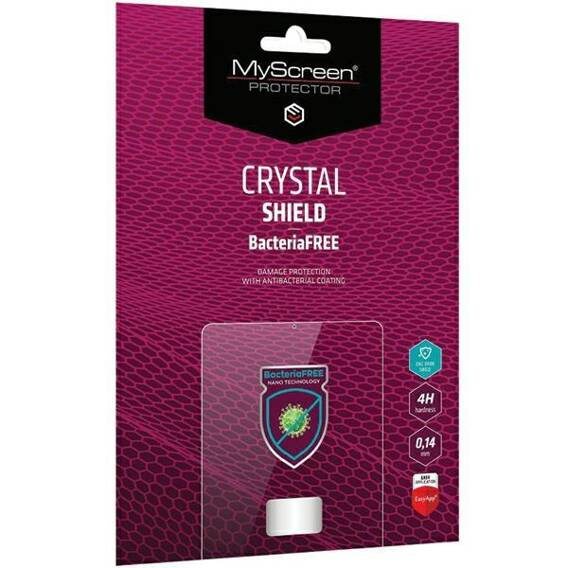 Protective Film SAMSUNG GALAXY TAB A 10.1 MyScreen Crystal BacteriaFREE Clear