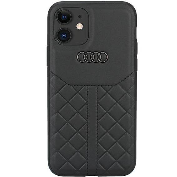 Oryginalne Etui IPHONE 11 Audi Genuine Leather (AU-TPUPCIP11R-Q8/D1-BK) czarne