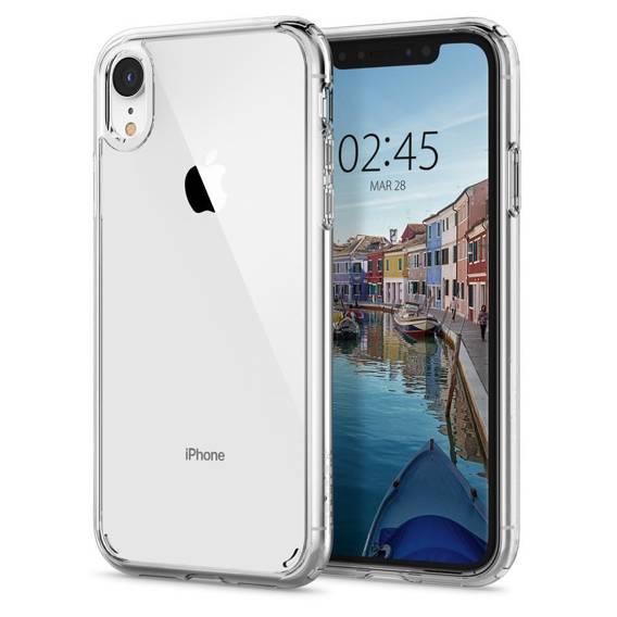 Case IPHONE XR Spigen Ultra Hybrid Crystal Clear transparent