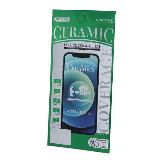 Szkło Ceramiczne IPHONE 16E Hybrydowe 9D Ceramic Full Glue