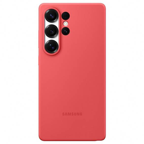 Original Case SAMSUNG GALAXY S25 ULTRA Samsung Silicone Case red