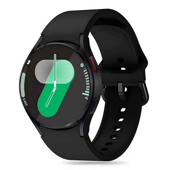 Pasek do GALAXY WATCH 4 / 5 / 5 PRO / 6 / 7 / FE Tech-Protect Silicone czarne