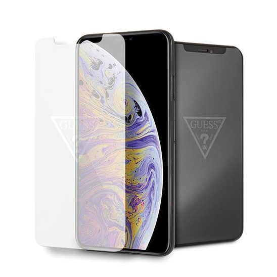 Szkło Hartowane IPHONE XS MAX Guess Szkło Hartowane Invisible Logo (GUTGMI65TR)