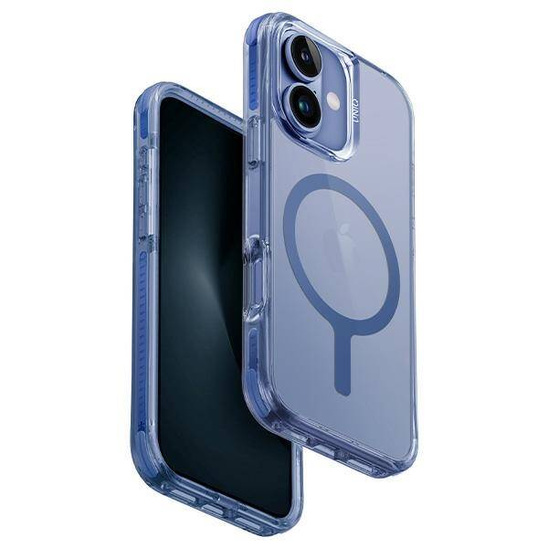 Case IPHONE 16 UNIQ Combat Magclick Charging Pearl blue