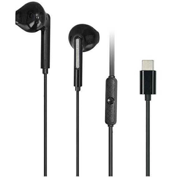 AWEI słuchawki stereo PC-7T USB-C 1.2m czarny/black
