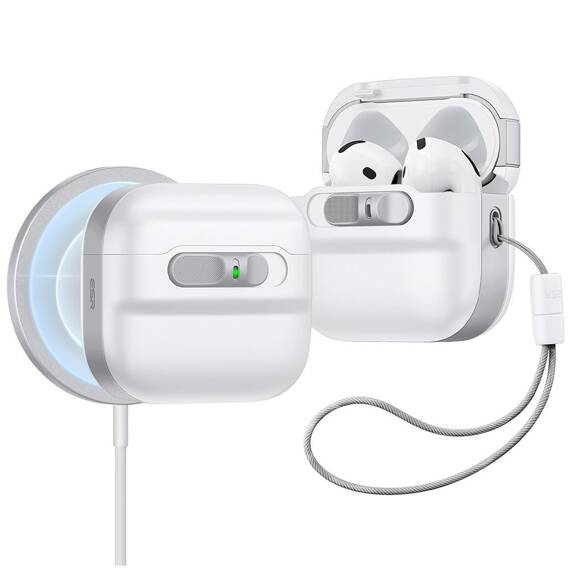 Etui APPLE AIRPODS 4 ESR Pulse Halolock Magsafe białe