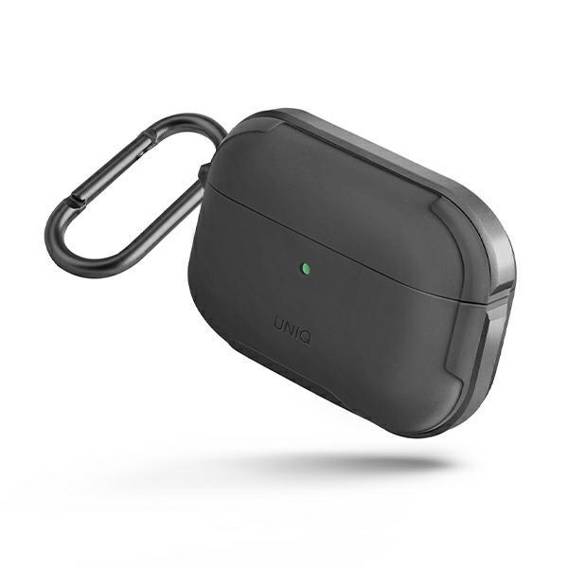 Etui APPLE AIRPODS PRO UNIQ Valencia Antimicrobial szare