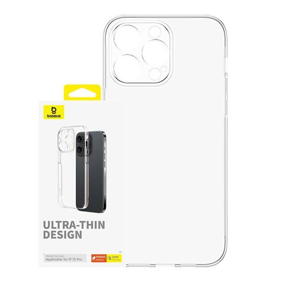 Etui APPLE IPHONE 15 PRO Baseus OS-Lucent Series transparentne