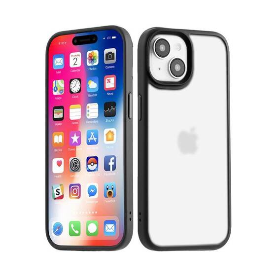 Etui APPLE IPHONE 15 PRO MAX MX Ribbed Cam czarne