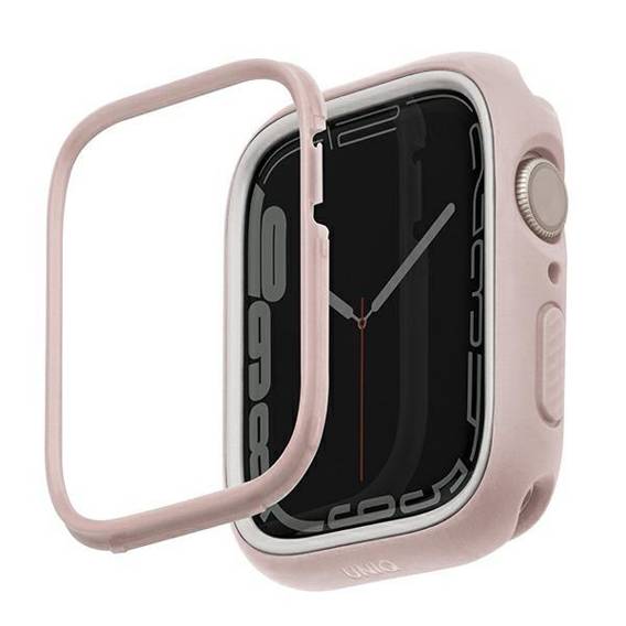 Etui APPLE WATCH 4 / 5 / 6 / 7 / 8 / SE ( 40 / 41 MM) UNIQ Moduo biało - różowe