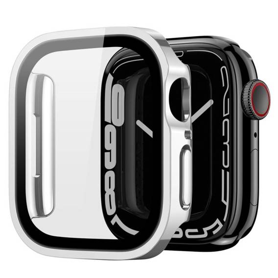 Etui APPLE WATCH 4 / 5 / 6 / SE (44MM) Dux Ducis Case srebrne