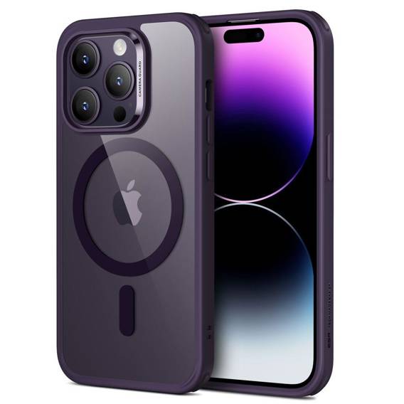 Etui IPHONE 14 PRO ESR CH Halolock MagSafe Purple transparentne