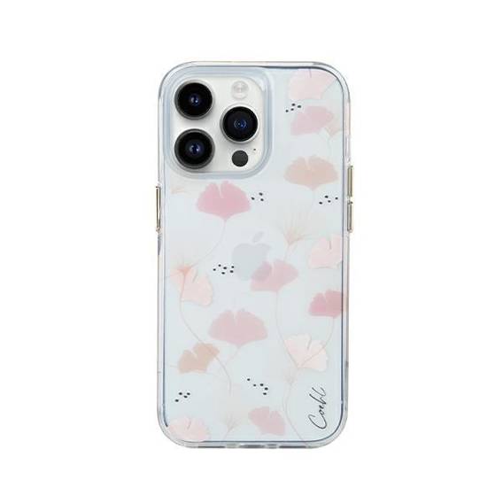 Etui IPHONE 14 PRO UNIQ Coehl Meadow różowe