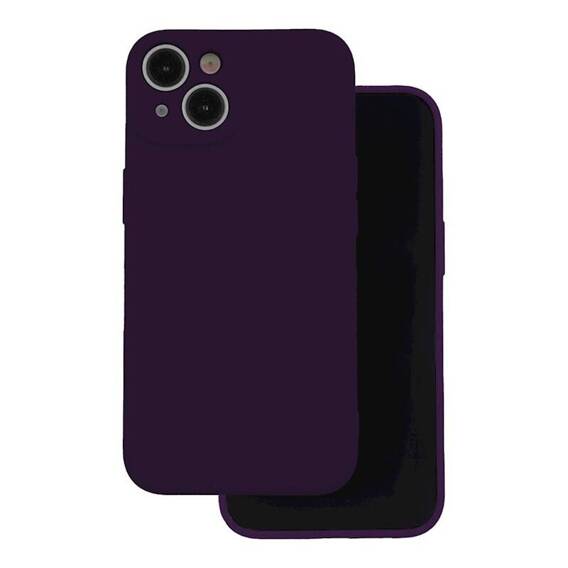 Etui IPHONE 15 PRO Silicone Case Elastyczne Silikonowe fioletowe