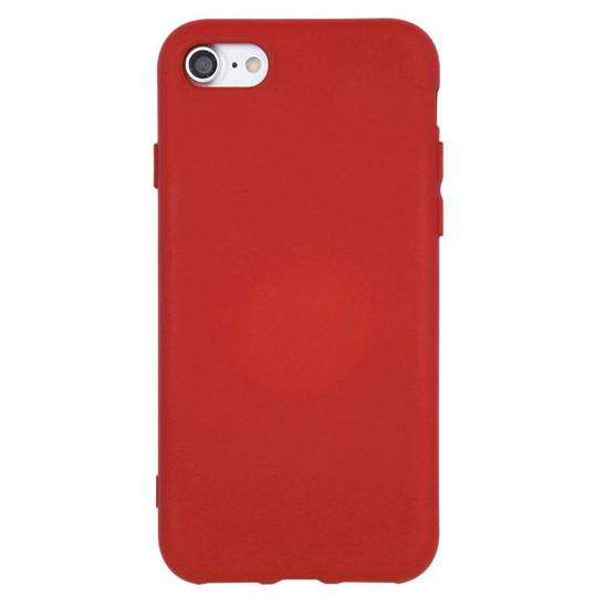 Etui IPHONE 15 Silicone Case Elastyczne Silikonowe czerwone