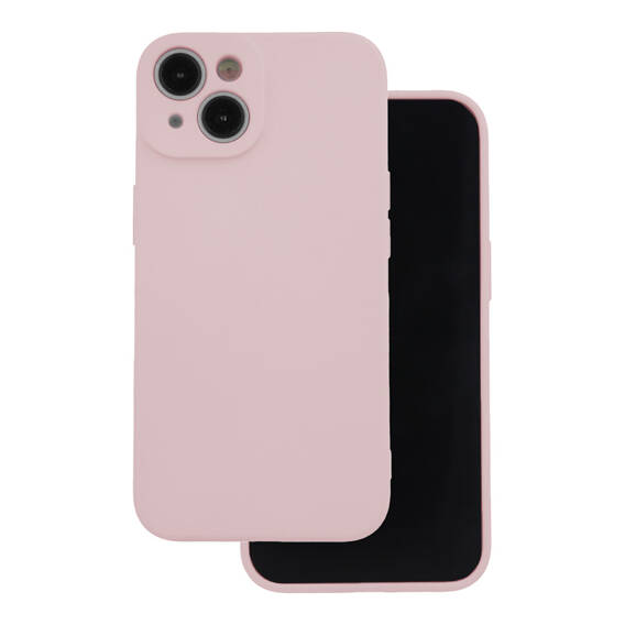 Etui IPHONE 16 PLUS Silicone Case Elastyczne Silikonowe jasnoróżowe