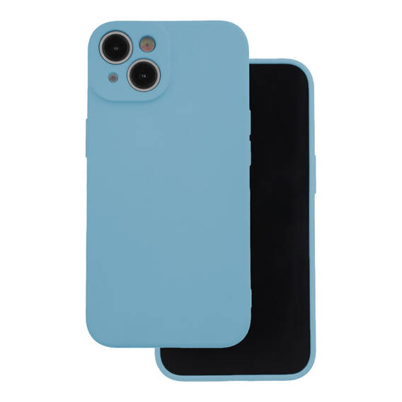 Etui IPHONE 16 PRO Silicone Case Elastyczne Silikonowe błękitne