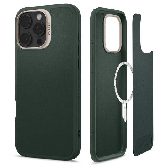 Etui IPHONE 16 PRO Spigen Cyrill Kajuk Mag MagSafe Forest Green