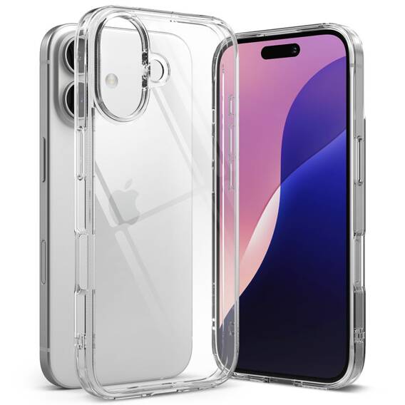 Etui IPHONE 16 Ringke Fusion Clear transparentne