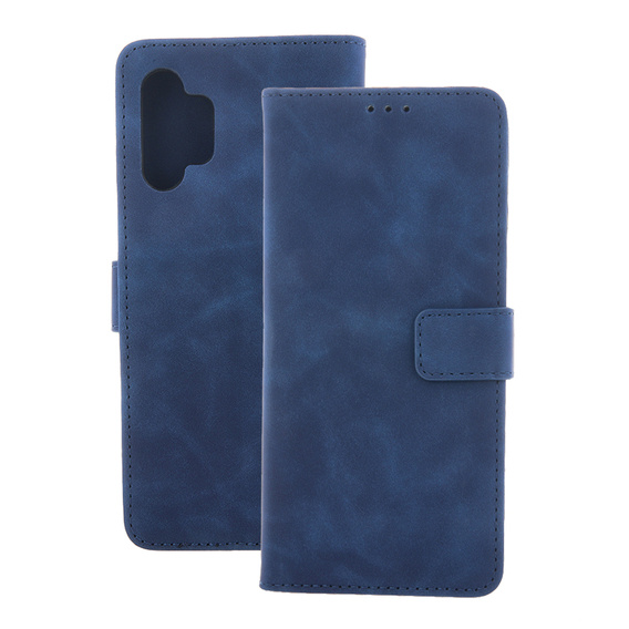 Etui MOTROLA MOTO G24 / G24 POWER / G04 Smart Velvet Case Skóra Ekologiczna granatowe