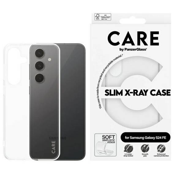 Etui SAMSUNG GALAXY S24 FE CARE by PanzerGlass Slim X-Ray Case 1963 transparentne