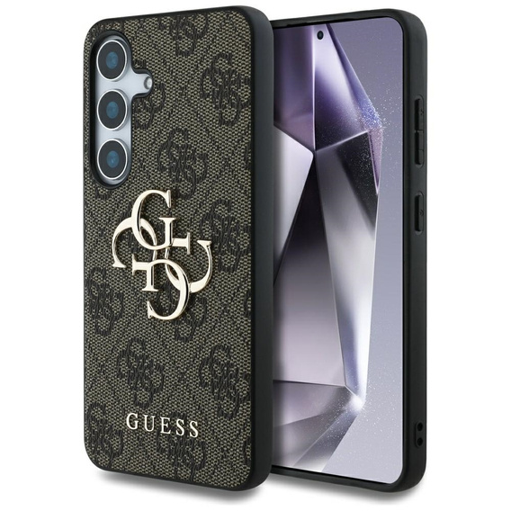 Etui SAMSUNG GALAXY S25 Guess Big 4G Logo Classic Logo brązowe