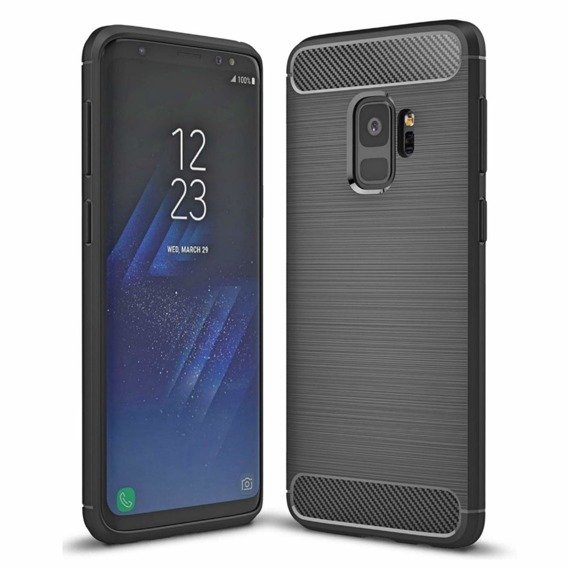 Etui SAMSUNG GALAXY S9 Nexeri Carbon Pancerne czarne