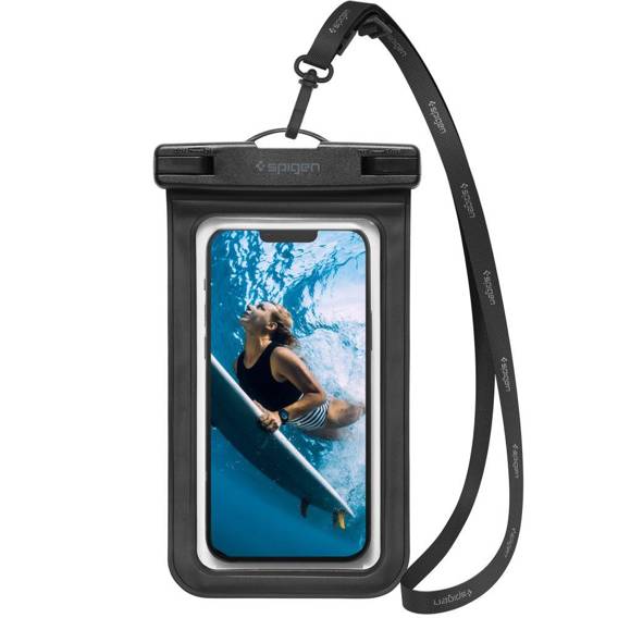 Etui Spigen A601 Universal Waterproof Case czarne