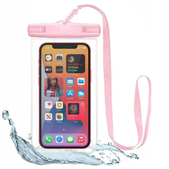 Etui Wodoodporne Tech-Protect Universal Waterproof Case różowe