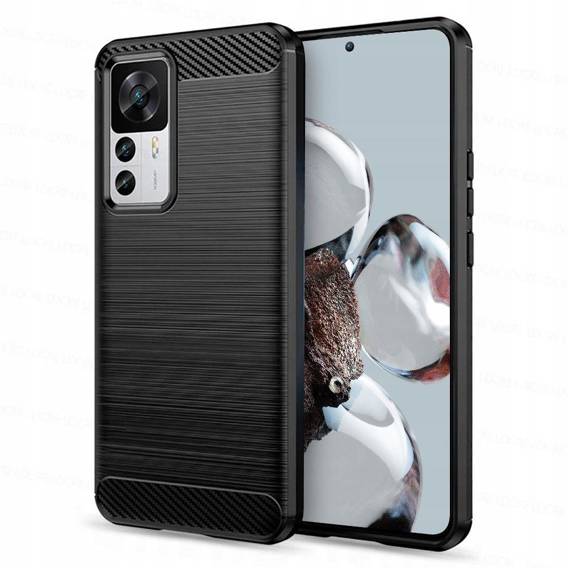 Etui XIAOMI 12T / 12T PRO Tech-Protect TPU Carbon czarne