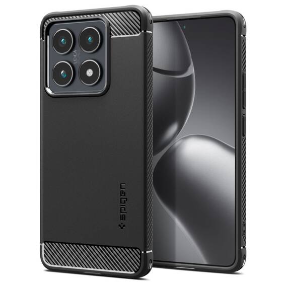 Etui XIAOMI 14T PRO Spigen Rugged Armor Matte czarne