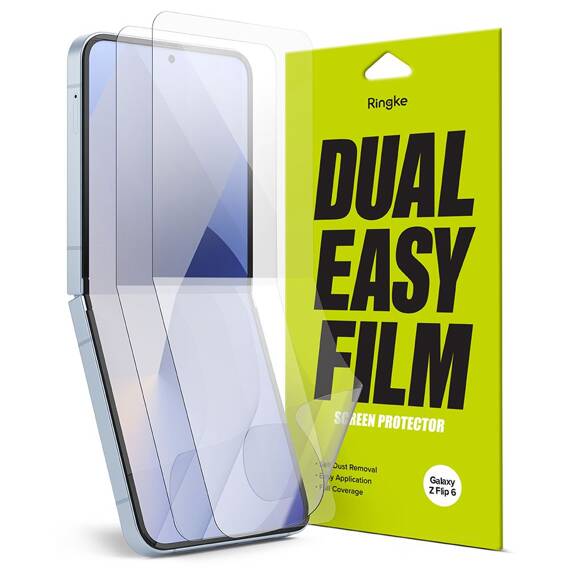 Folia Ochronna SAMSUNG GALAXY Z FLIP 6 Ringke Dual Easy 2-pack Clear