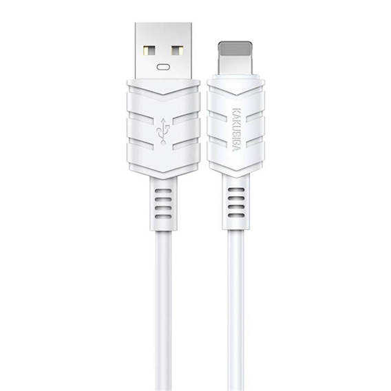 Kabel 2,4A 1,2m USB - Apple Lightning Kakusiga Smart Fast Charging Data Cable KSC-710 biały