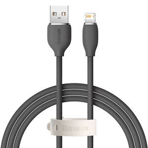 Kabel 2.4A 1.2m USB - Lightning Baseus Jelly czarny