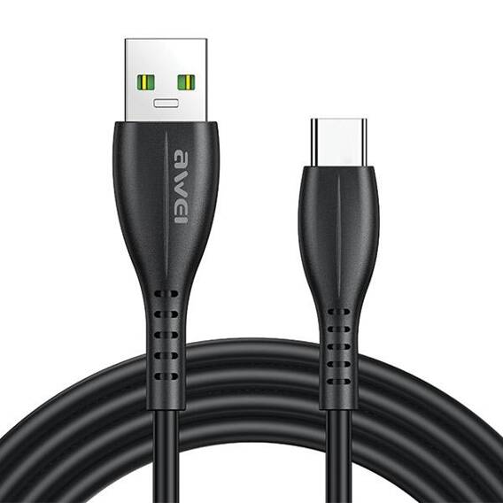 Kabel 2.4A 1m USB - USB-C AWEI CL-115T czarny