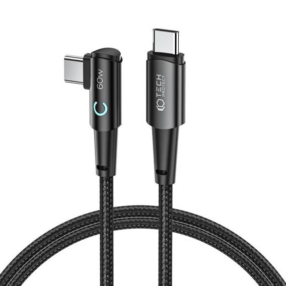 Kabel 60W 6A 1m USB-C - USB-C Tech-Protect Ultraboost ”L” szary