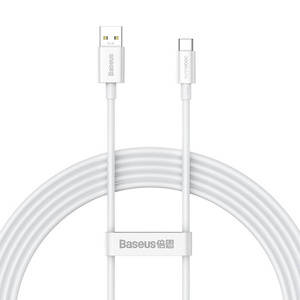 Kabel 65W 2m USB - USB-C Baseus Superior Series biały