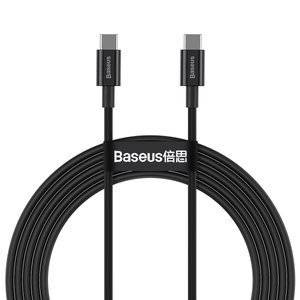 Kabel USB-C do USB-C Baseus Superior Series, 100W, 2m (czarny)