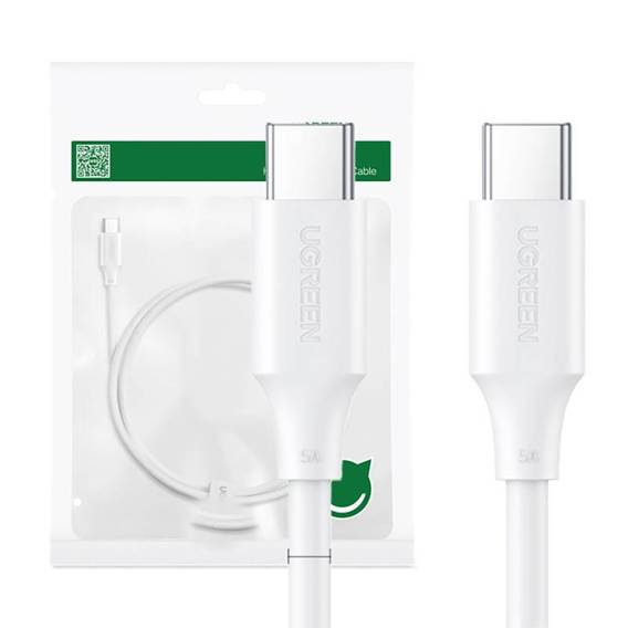 Kabel USB-C do USB-C UGREEN 15173 (biały)