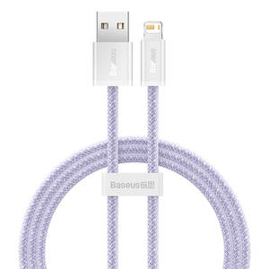 Kabel USB do Lightning Baseus Dynamic 2, 2.4A, 1m (fioletowy)