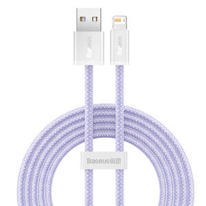 Kabel USB do Lightning Baseus Dynamic, 2.4A, 1m (fioletowy)