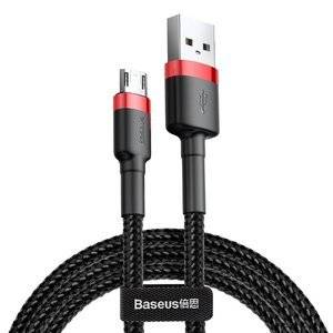 Kabel USB do Micro USB Baseus Cafule 2A 3m (czarno-czerwony)