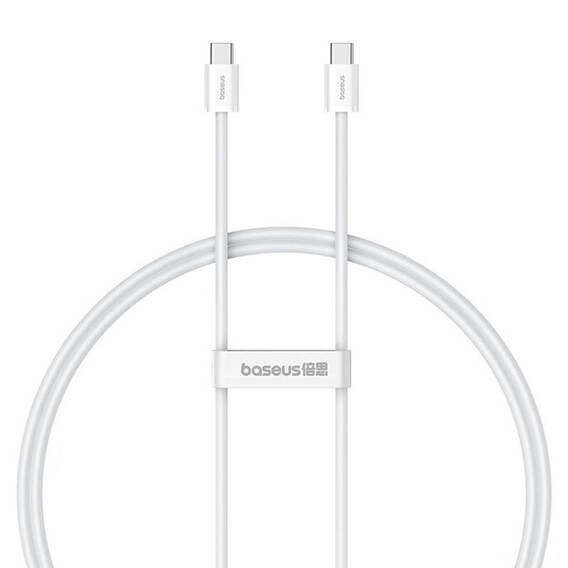 Kabel szybkiego ładowania USB-C do USB-C Baseus Superior 2 100W 1m (biały)