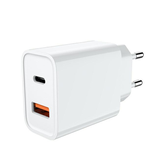 Ładowarka Sieciowa 18W PD USB-C + USB 3.0 Jellico C9 biała