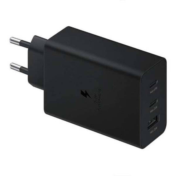 Ładowarka Sieciowa PD 2x USB-C 1x USB LITTE, 65W Czarna