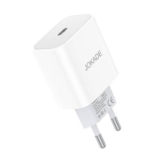 Ładowarka Sieciowa PD27W (1x USB-C) Jokade Zhuobang Single Port Charger (JB068) biały