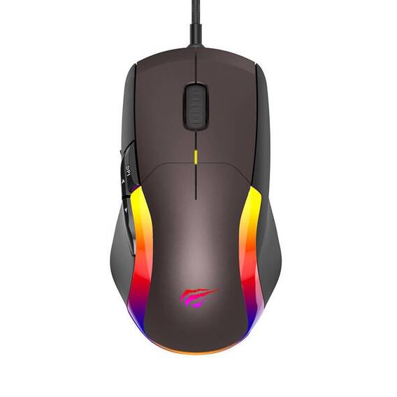 Mysz Gamingowa Havit MS959S RGB brązowa