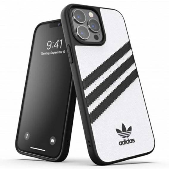 Oryginalne Etui IPHONE 13 PRO MAX Adidas OR Moulded Case PU (47143) białe