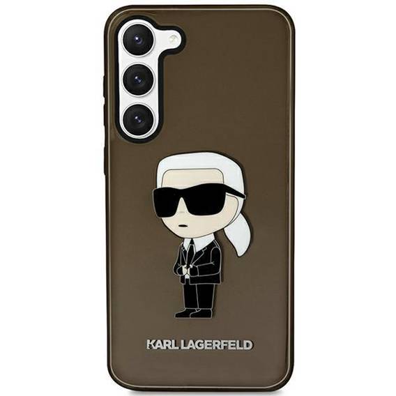 Oryginalne Etui SAMSUNG GALAXY S23 Karl Lagerfeld Hardcase Ikonik (KLHCS23SHNIKTCK) czarne