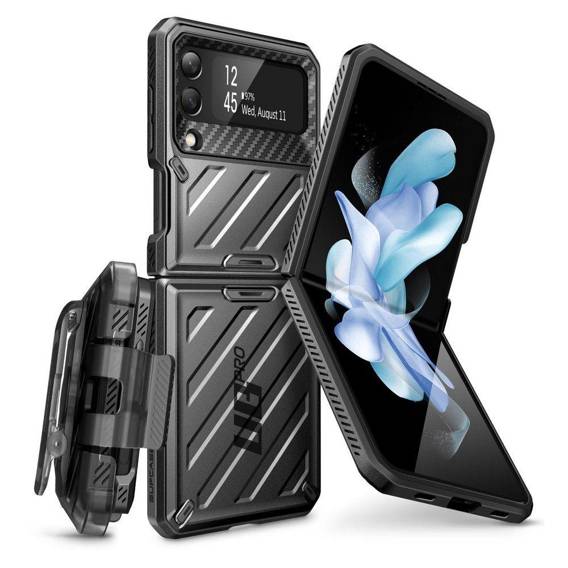 Oryginalne Etui SAMSUNG GALAXY Z FLIP 4 Supcase Unicorn Beetle Pro czarne